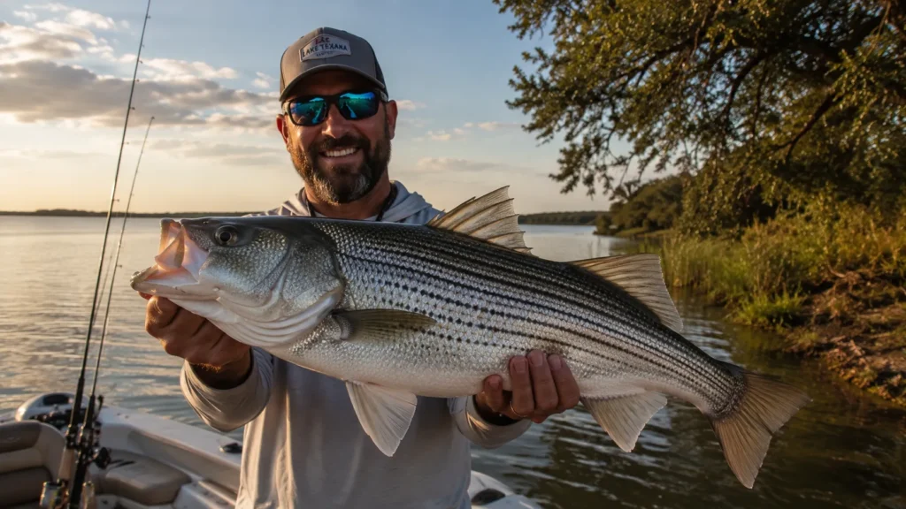 Fishing at Lake Texana near Edna, TX and Dad’s RV Park